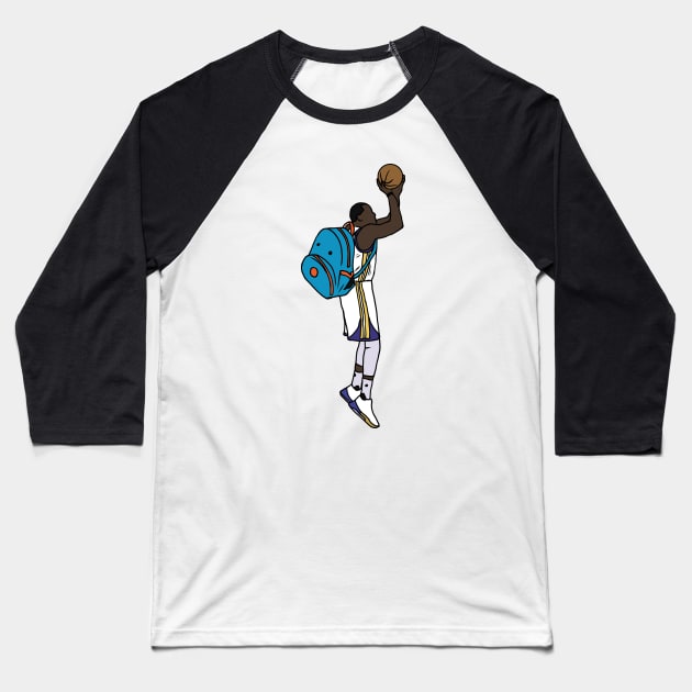 Draymond Green Backpack Jumpshot Baseball T-Shirt by rattraptees